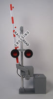 Railroad Crossing Gate Toy, Flashing lights, Motorized gate, Bell sound, 1:16 scale, 3D printed
