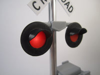 Railroad Crossing Gate Toy, Flashing lights, Motorized gate, Bell sound, 1:16 scale, 3D printed