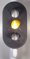 Railroad Wayside Signal Model, 1:4 Scale, Remote Control, 3D printed, Wall/Pole Mount